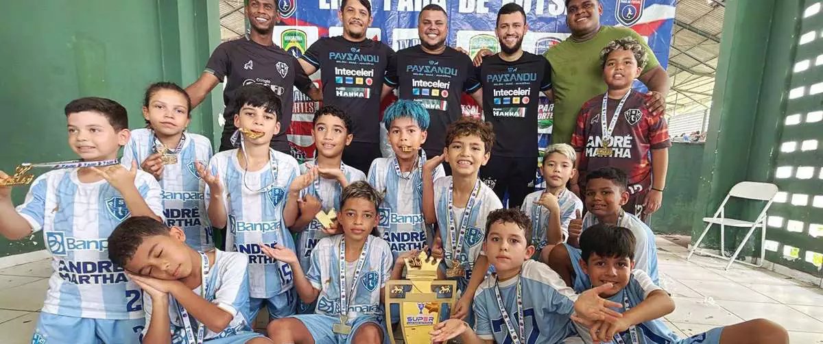 Paysandu supera Tuna Luso e ergue o troféu da Liga Pará Sub-09 - Imagem do artigo